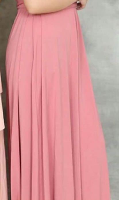 baby pink infinity dress