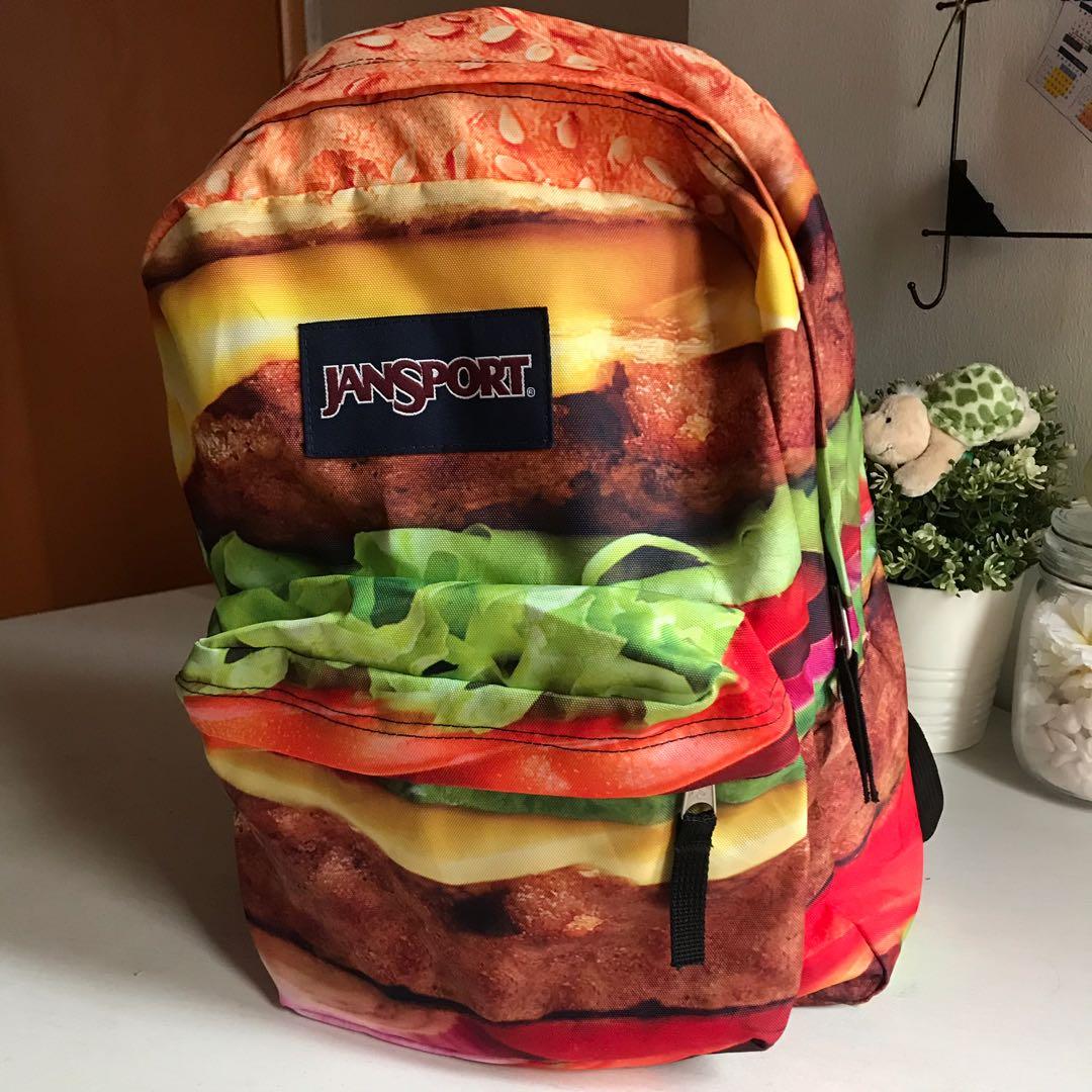 jansport hamburger backpack