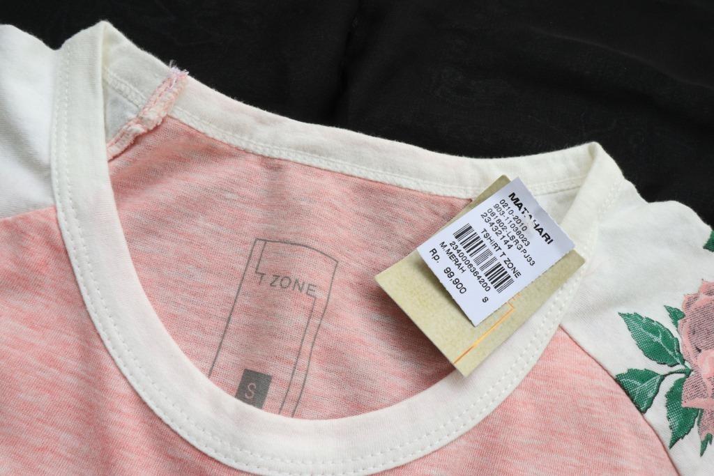 Kaos T Zone Wanita Pink