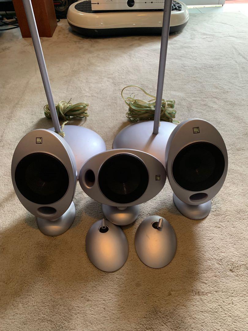 KEF HTS2001 Egg speakers, Audio, Soundbars, Speakers & Amplifiers on