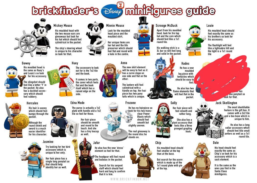 Lego disney figures series 2 2025