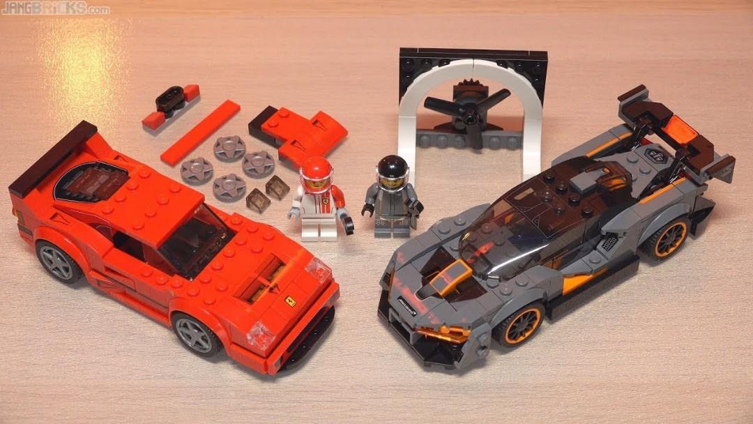 Lego Mclaren Senna And Ferrari F40 Toys Games Bricks