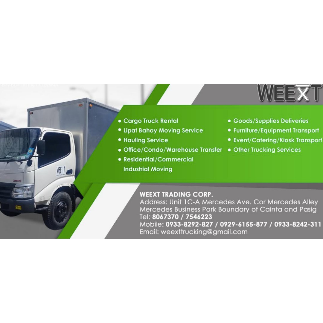 Lipat Bahay Truck for RENT MOVERS
