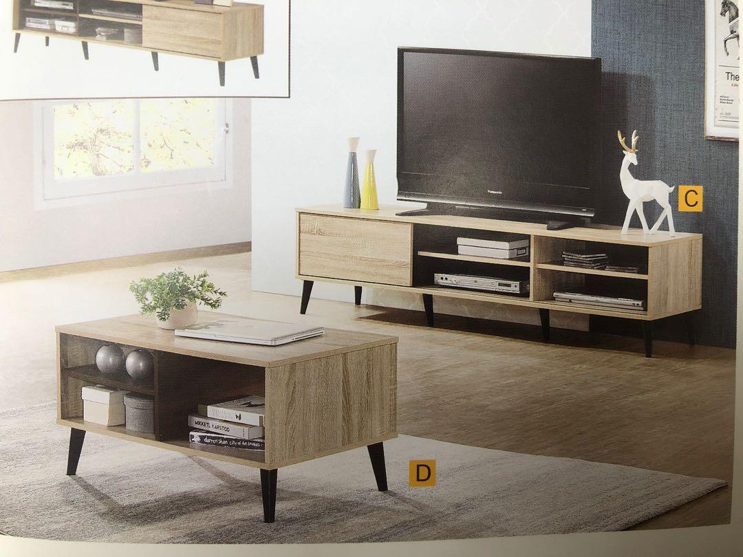 Living Room Set Tv Cabinet Coffee Table Living Hall Set