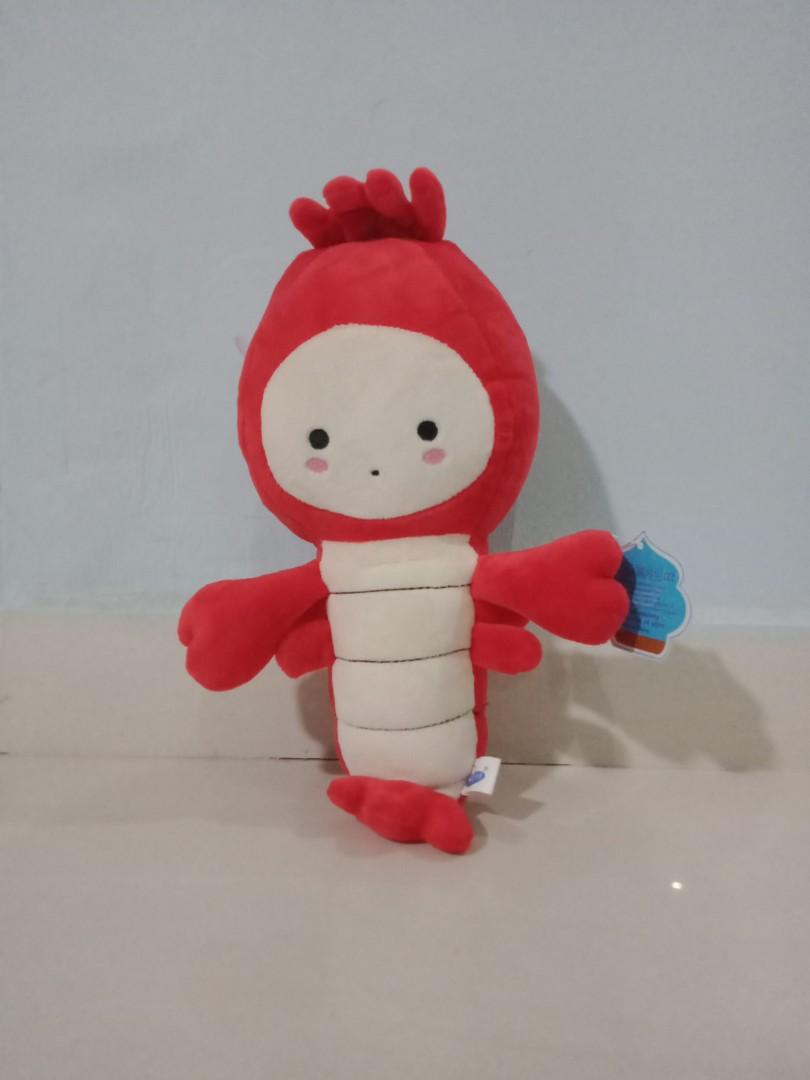 prawn plush toy