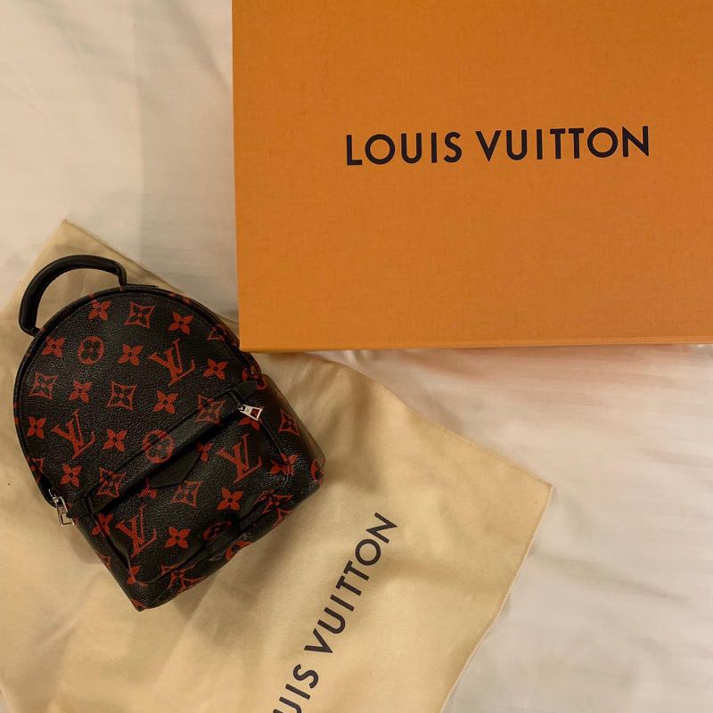 Louis Vuitton 2015 Palm Springs Red Infrared Mini Backpack · INTO