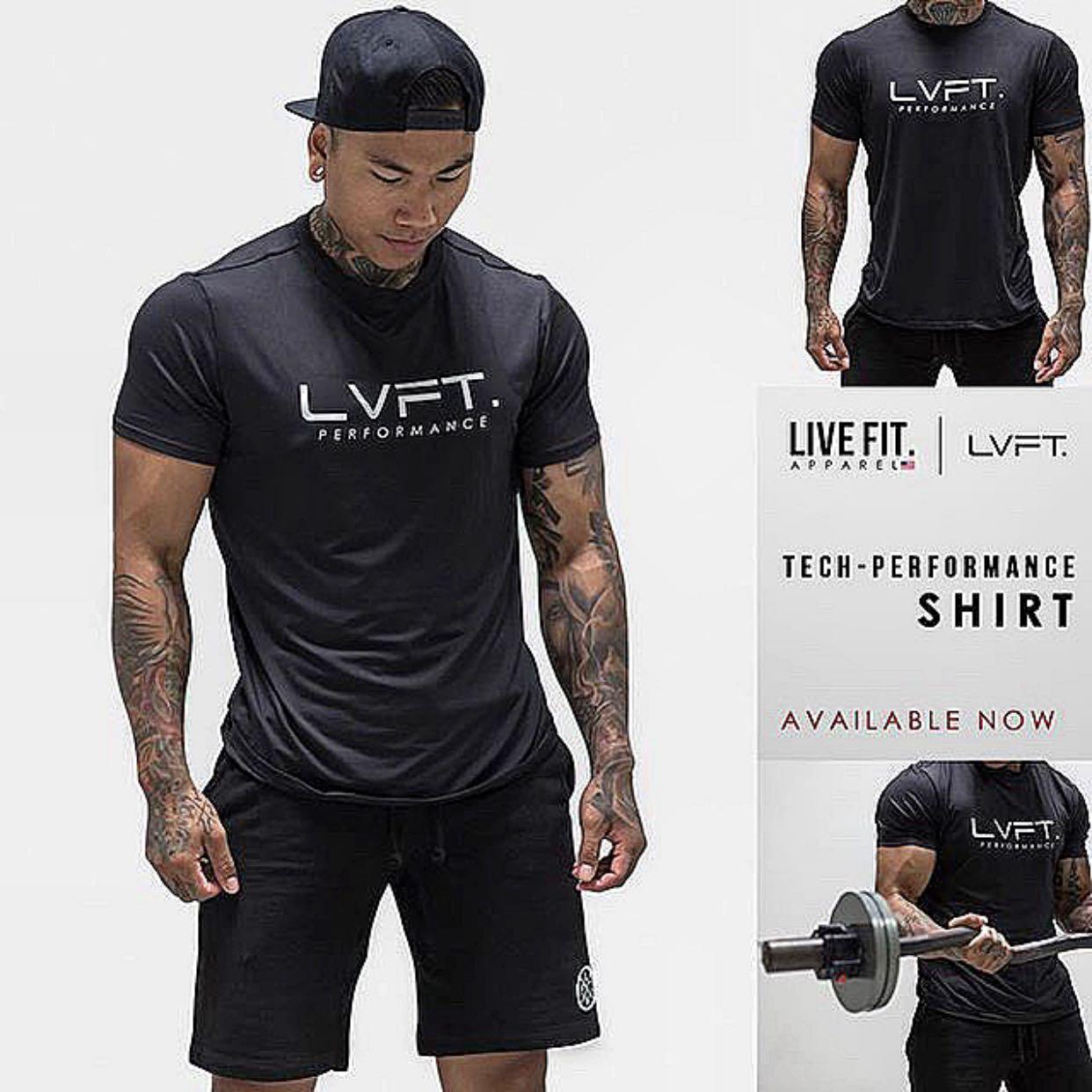 LVFT “Performance” Short Sleeved Athletic Gym Tee (PREORDER‼️), Men's  Fashion, Activewear on Carousell