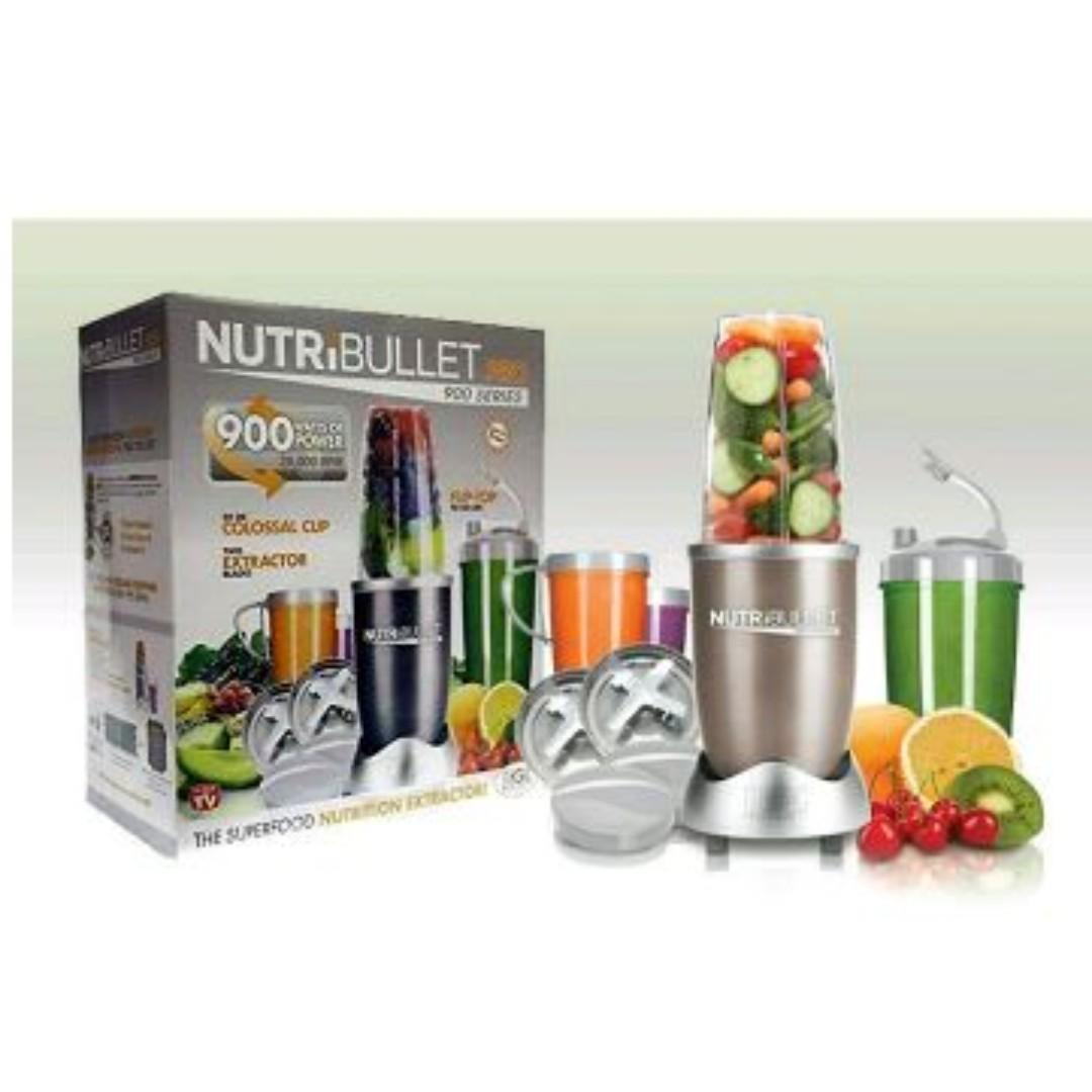 Magic Nutribullet PRO 900w High Speed Blender/Mixer System, TV & Home ...