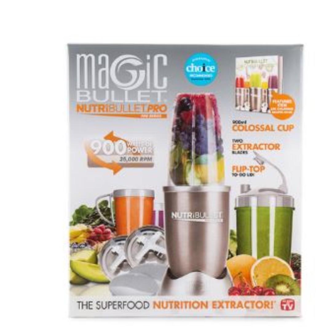 Magic Nutribullet PRO 900w High Speed Blender/Mixer System, TV & Home ...