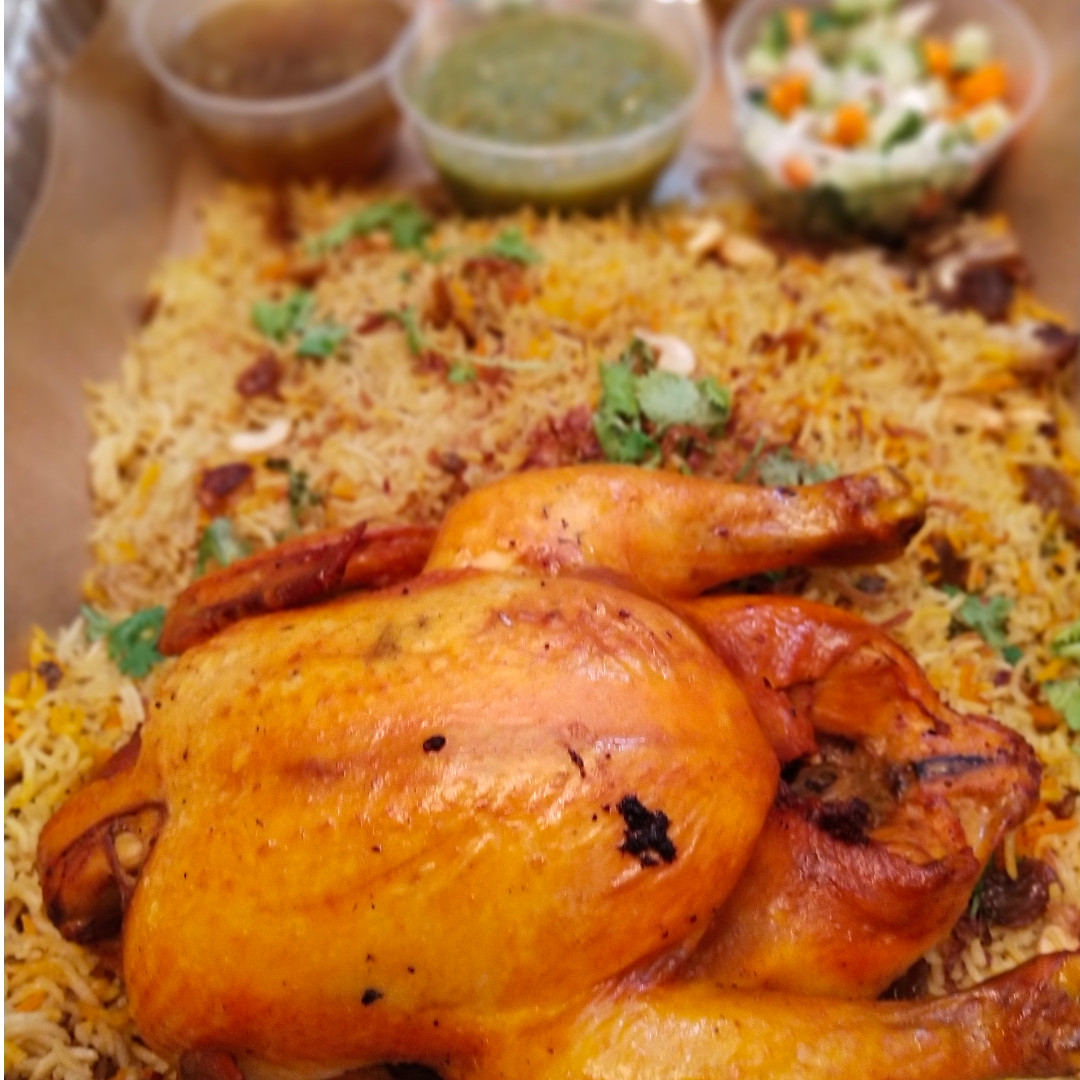 Mandi Rice Nasi Arab Whole Chicken Dulang Set Food Drinks Local Eats On Carousell