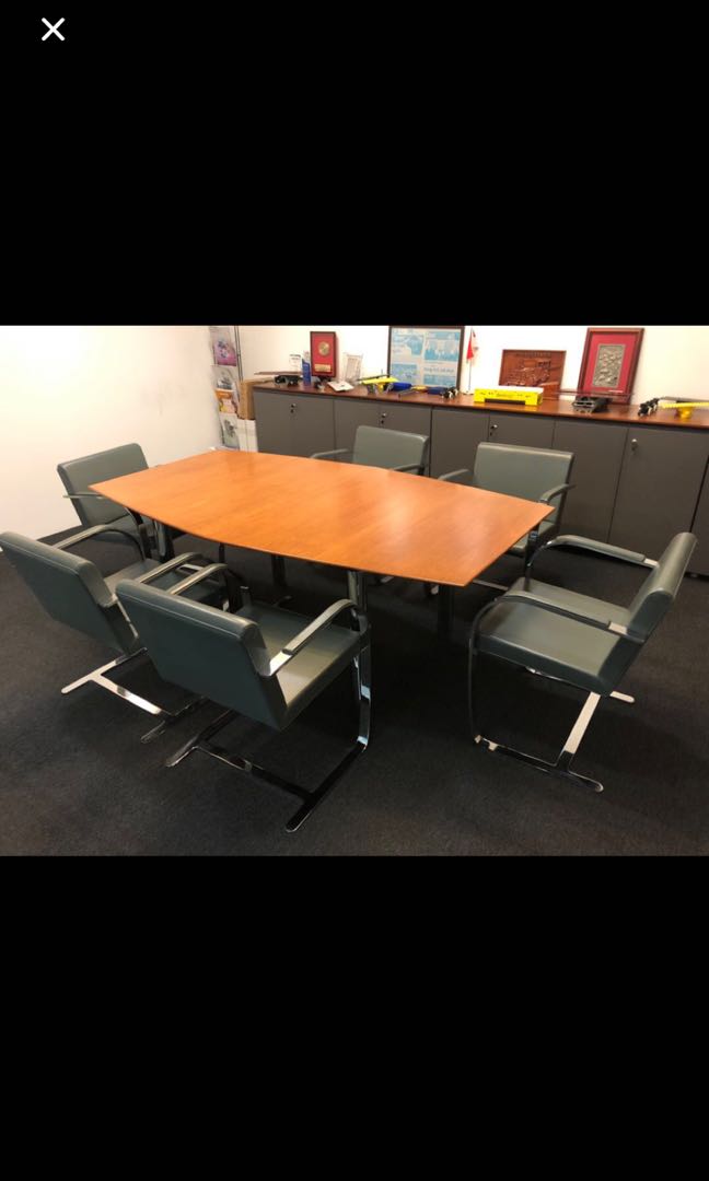 Meeting Table&chairs, Furniture & Home Living, Furniture, Tables & Sets