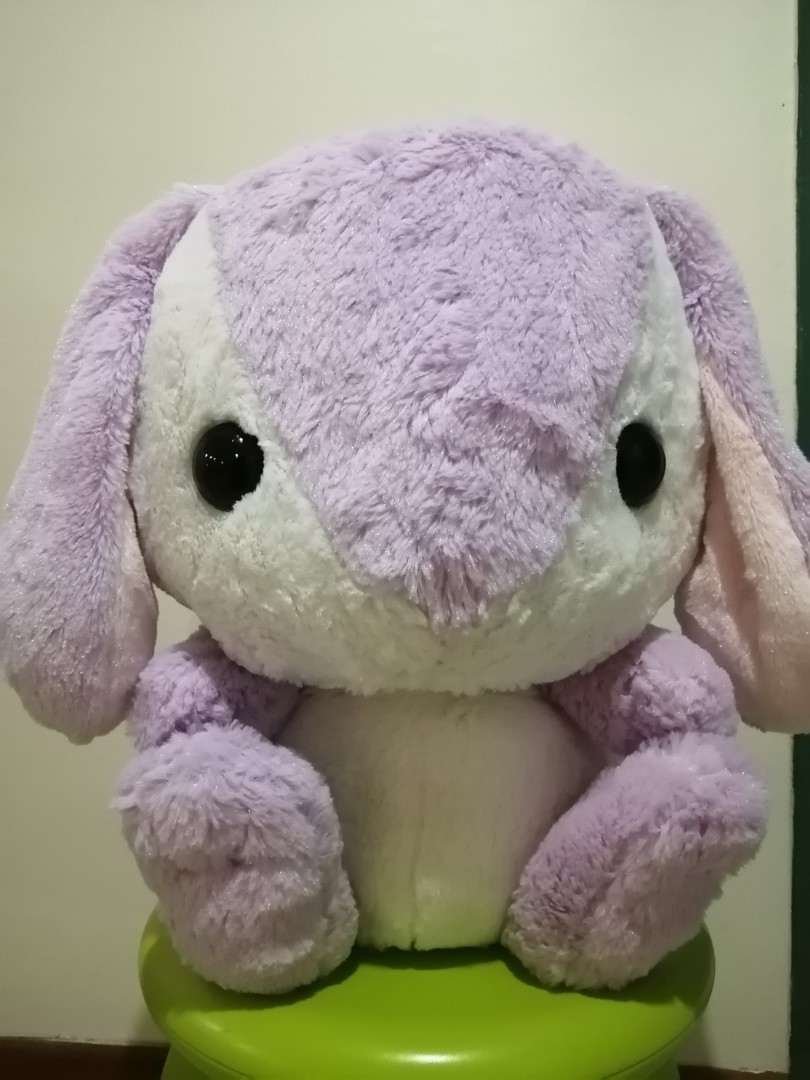 purple rabbit soft toy