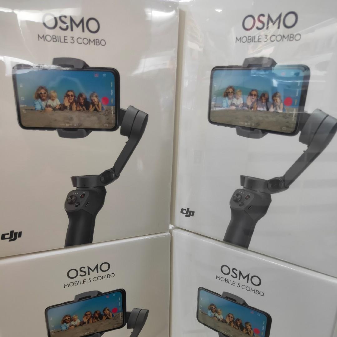 New Dji Osmo Mobile 3 Combo Kit No Nego Photography Cameras Digital Cameras On Carousell