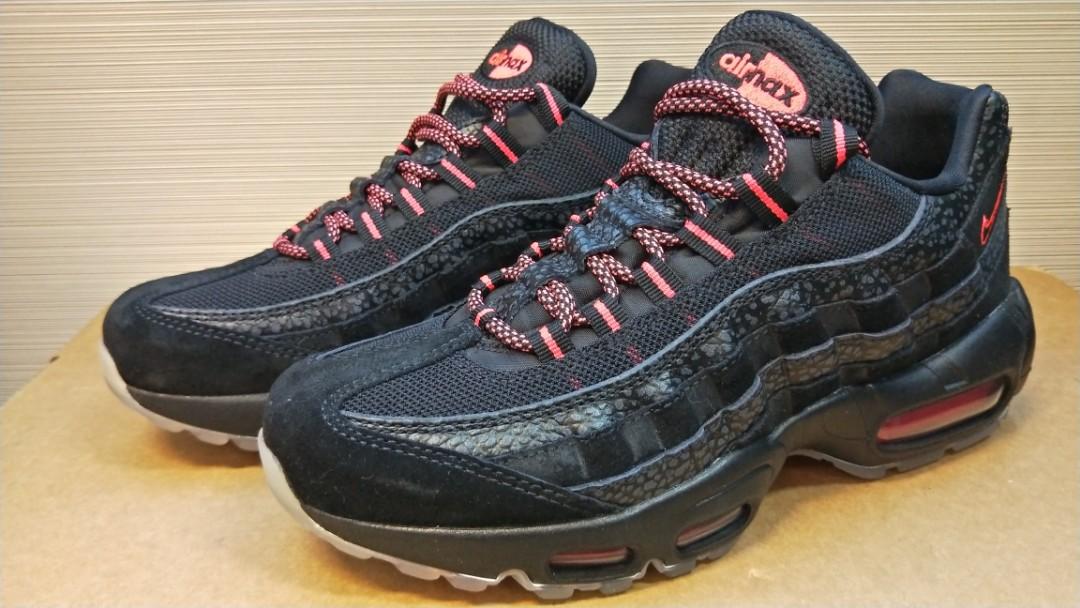 Nike Air Max 95 WE Greatest Hits Infrared Black, Women's Fashion, Footwear, on Carousell