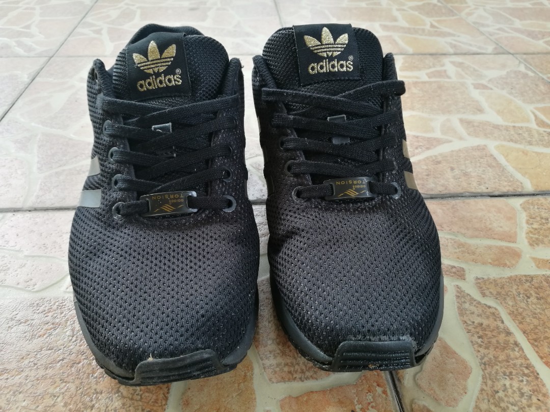 Original Adidas ZX Flux Black and Gold