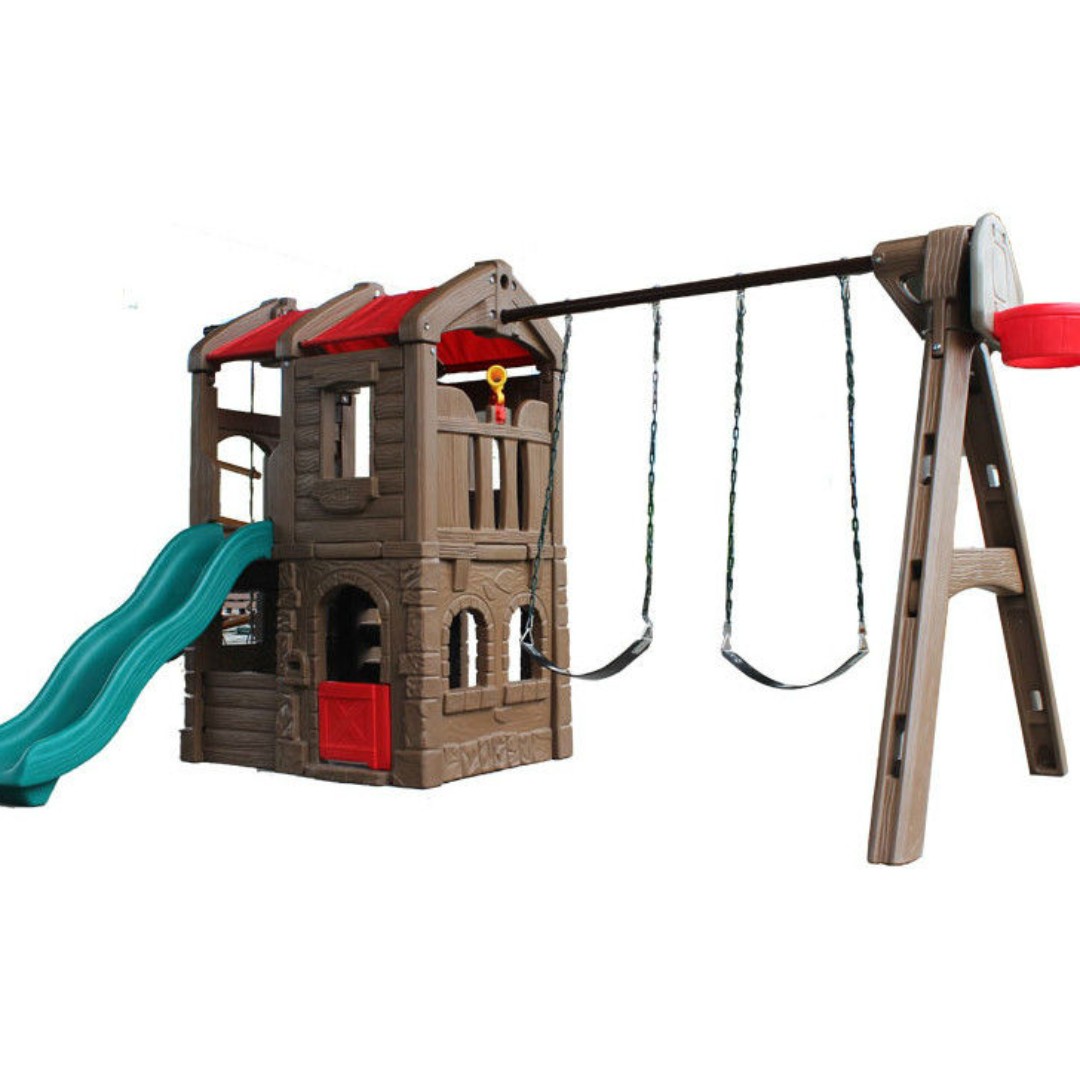 outdoor playground slide