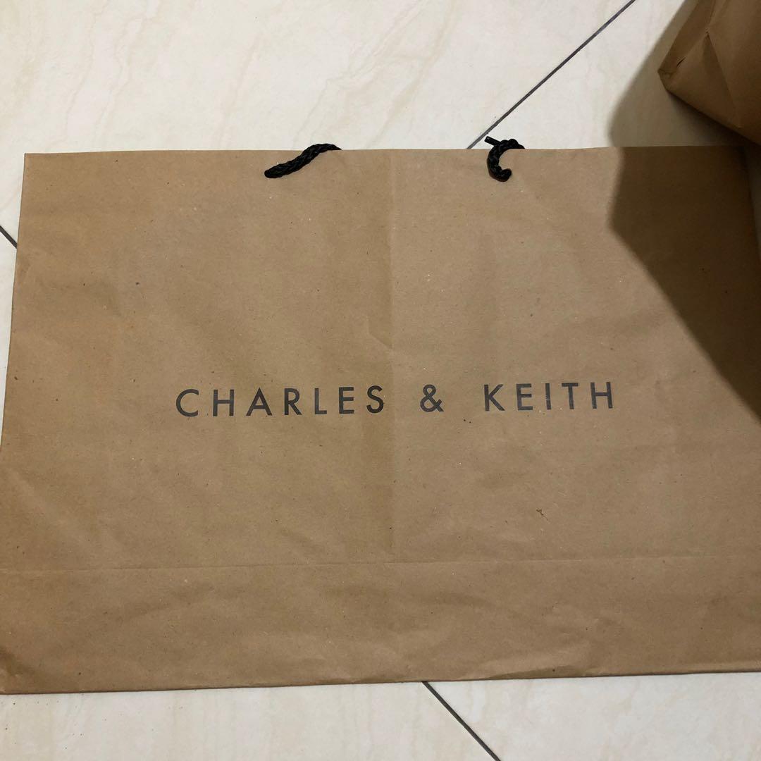 paper bag charles and keith original
