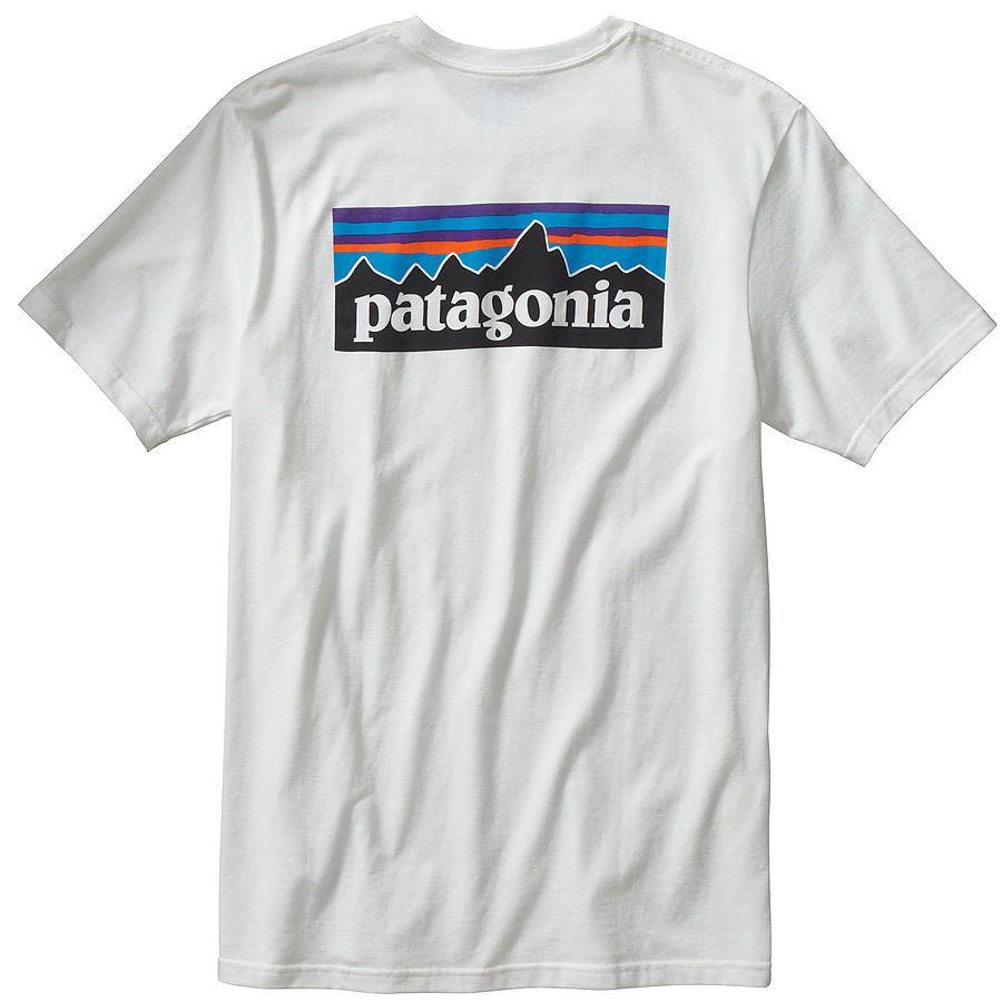 patagonia logo tee