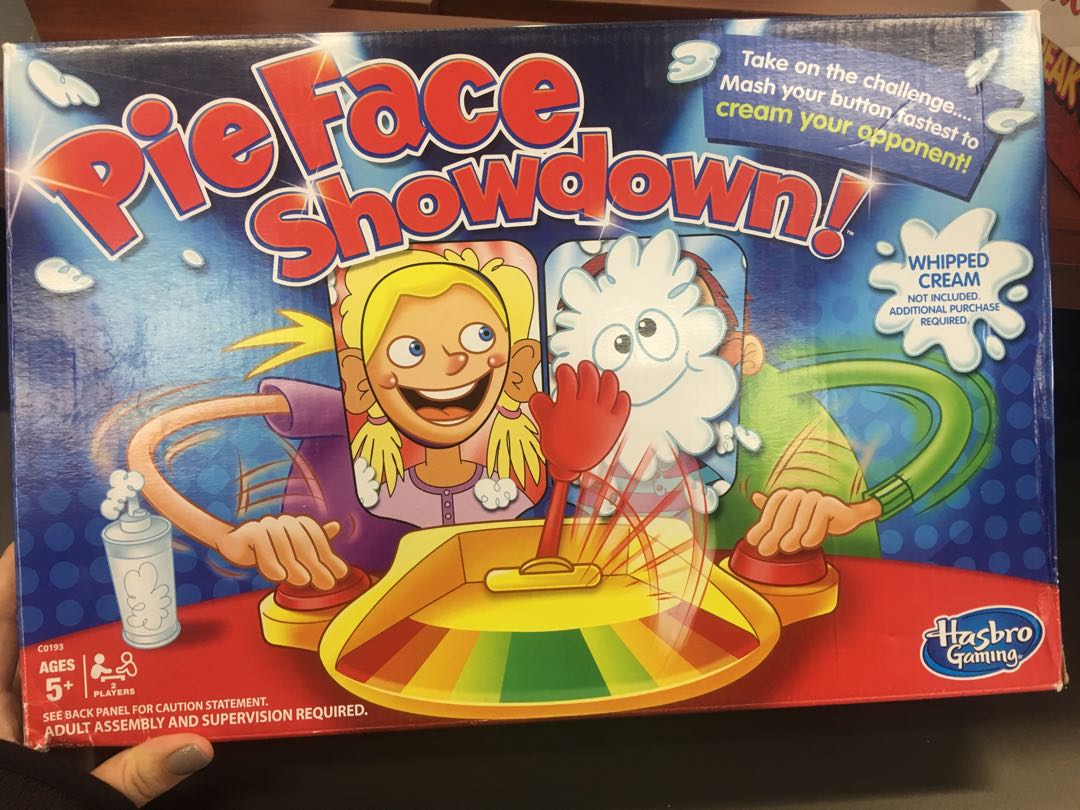 Pie Face Showdown, Hobbies & Toys, Toys & Games on Carousell