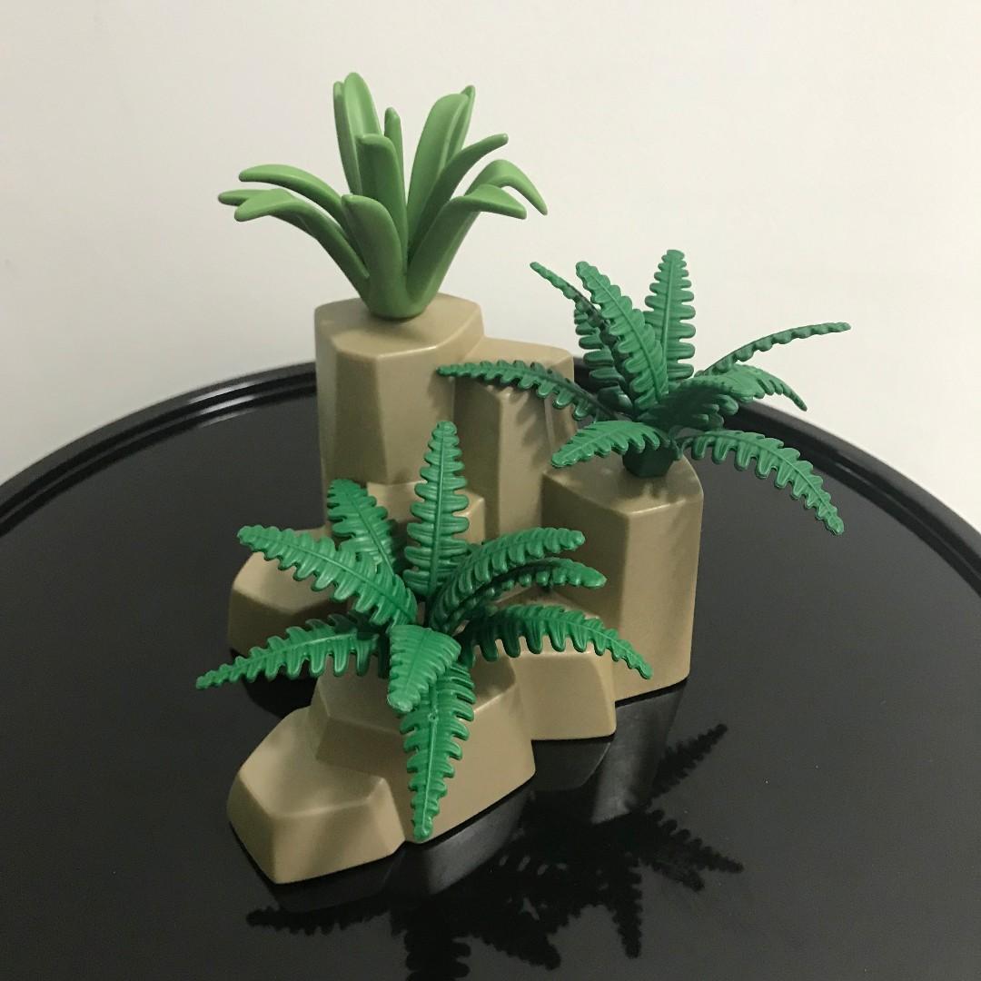 Playmobil Landscape - Rocks and tropical plants, Hobbies & Toys, Toys ...