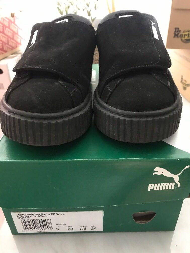 Puma platform discount strap satin