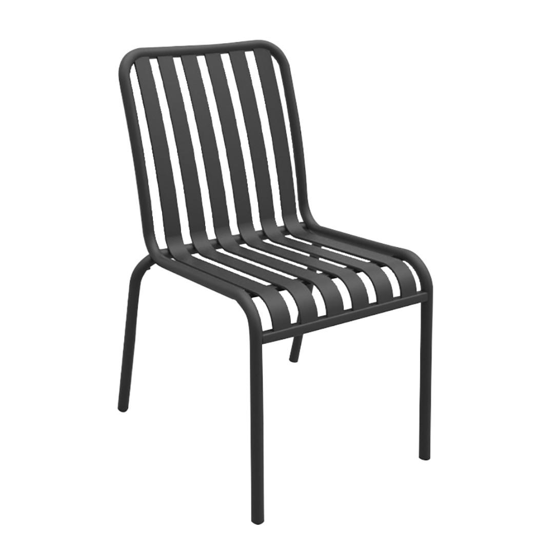 Restaurant outdoor Metal Dining Chair for Resorts, Patio, Cafes