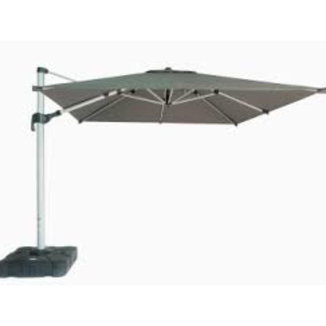 Riviera Aluminium Cantilever Umbrella Square Size 3 X 3 Metre Furniture Others On Carousell