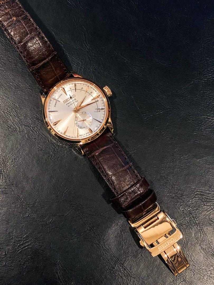 Seiko Presage Sidecar Cocktail SARY082 SSA346J1 rose gold PVD plated,  Luxury, Watches on Carousell