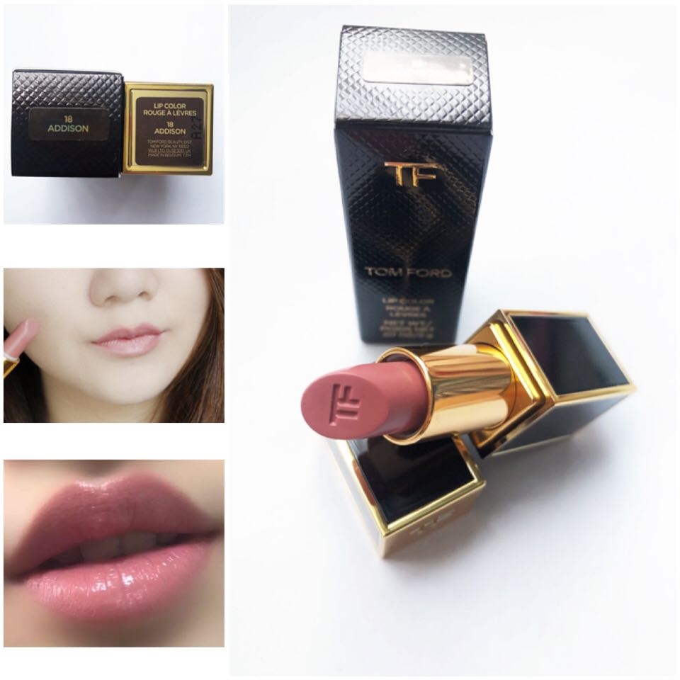 Tom Ford Lip Color Addison 18 Lipstick TF 唇膏口紅boys & girls, 美容＆化妝品, 健康及美容-  皮膚護理, 化妝品- Carousell