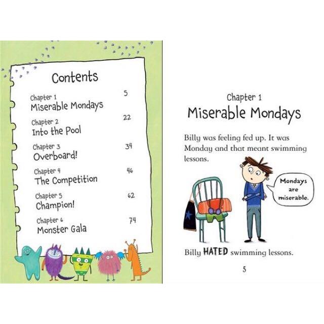Usborne Billy And The Mini Monsters Books Stationery