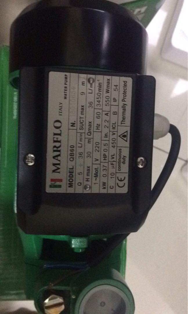 Water pump shallow well (Category: Construction & Building Materials) located in Manila. Submitted by akosim23 (Listing ID 248549013, Image 2). Description: Water pump shallow well 0.5hp 1799 0.75hp 2399 1hp 2899.