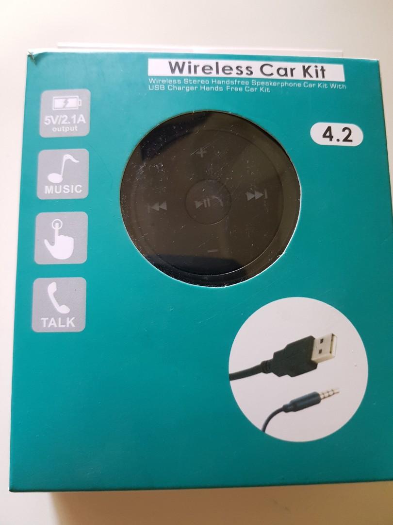 Wireless Handsfree Speaker Car Kit, Audio, Headphones & Headsets on