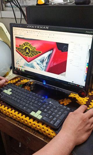 使 你是自己的貼紙設計