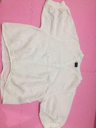 Broken white shirt