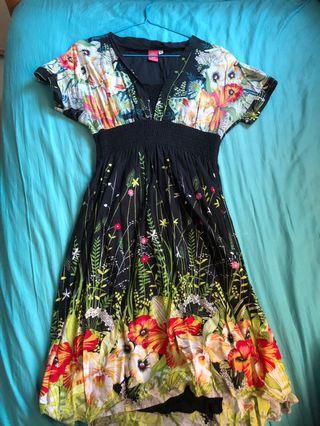 Vintage Floral Dress