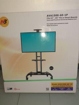 Mobile TV Cart Stand fits size 32" to 65" TV