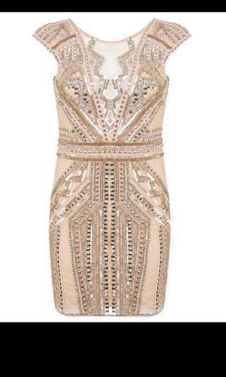 Miss selfridge glitter store dress