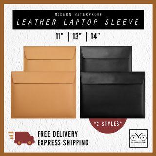 🔅ddc🔅PU LEATHER Laptop casing laptop sleeve for all laptop brands bag macbook laptop bag SLEEK DESIGN