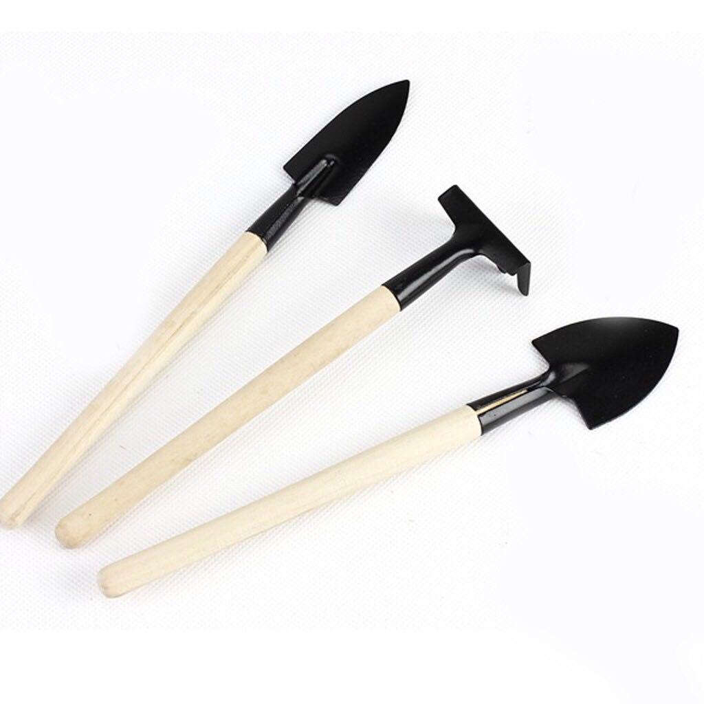 3pc Mini Garden Plant Tool Set Gardening Gardening Tools Ornaments On Carousell