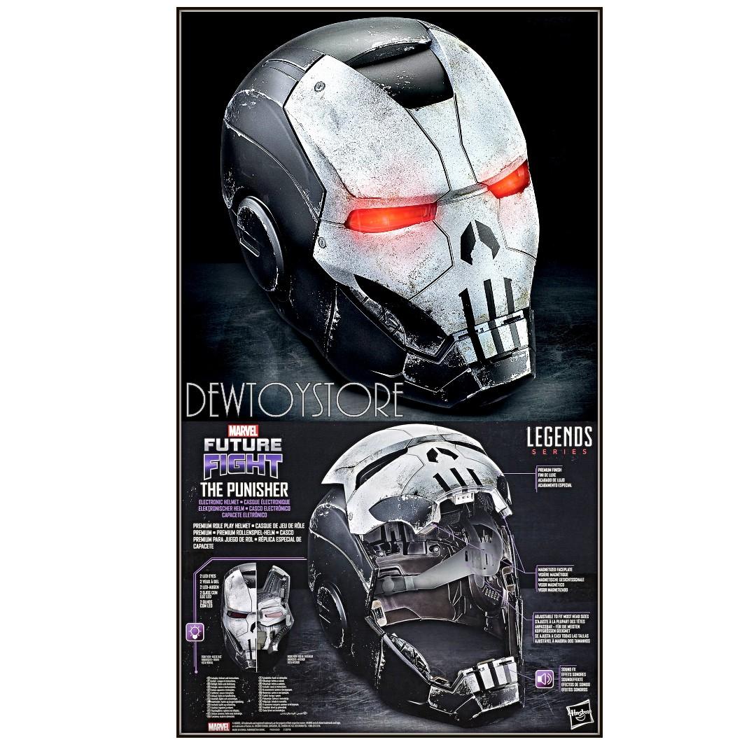 marvel legends series gamerverse the punisher electronic helmet