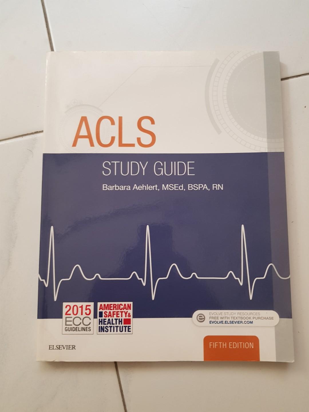 ACLS Study Guide (Category: Assessment Books) located in Singapore. Submitted by ilham.suhadi.7 (Listing ID 248752567, Image 1). Description: Selling brand new Advanced Cardiac Life Support study guide. Alble to deliver to your place. Suitable for doctors, nurses and paramedics. Interested pm me. Tag: ecg, cardiac.