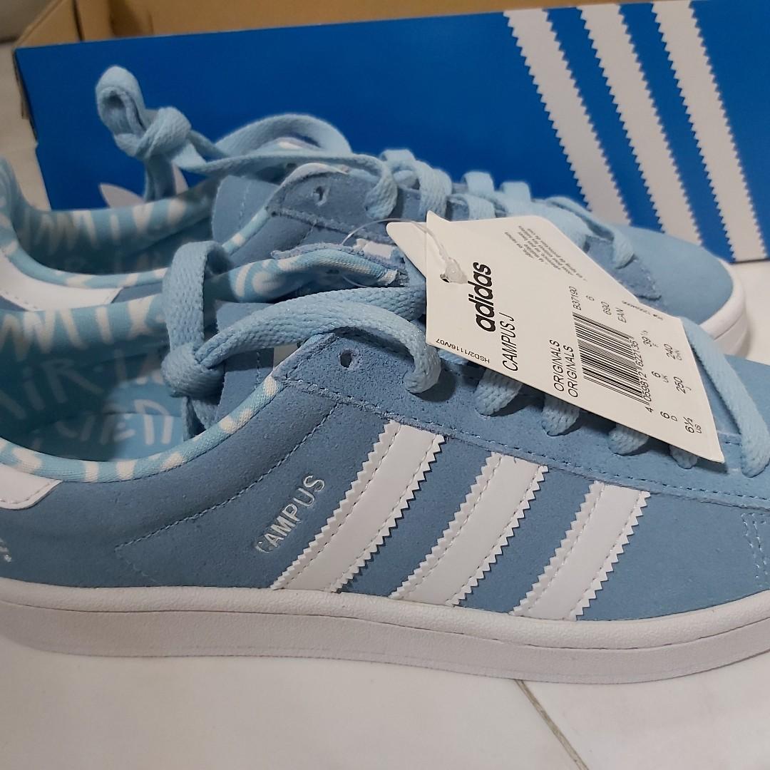 adidas campus womens light blue