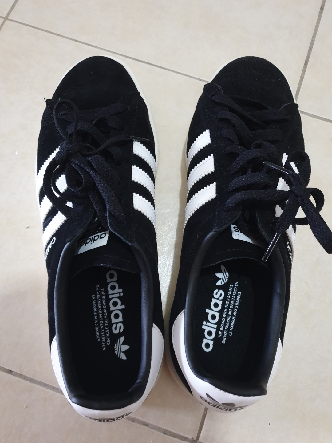 adidas campus sneakers black