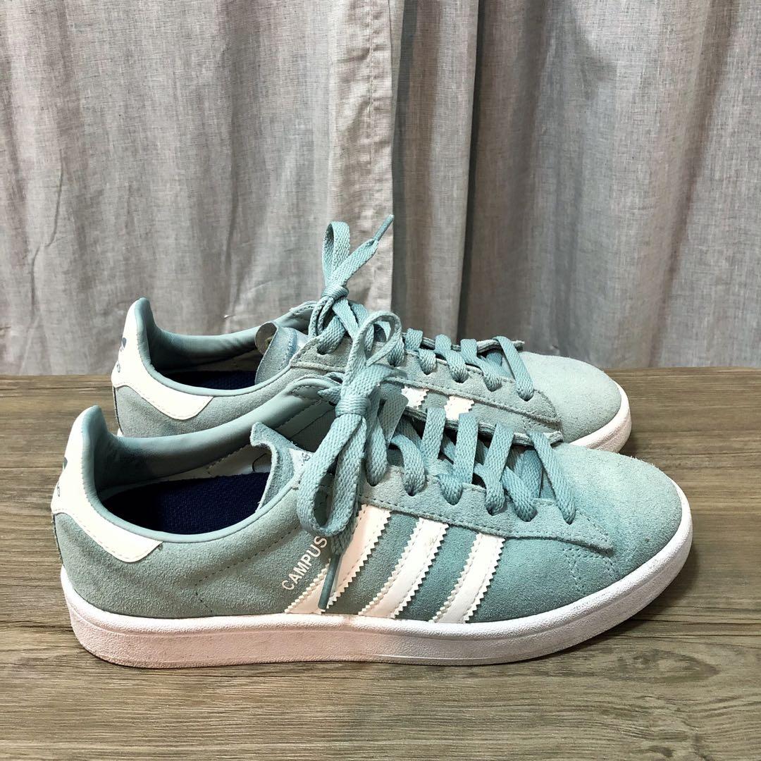 Adidas Campus Shoes Suede Mint Women 