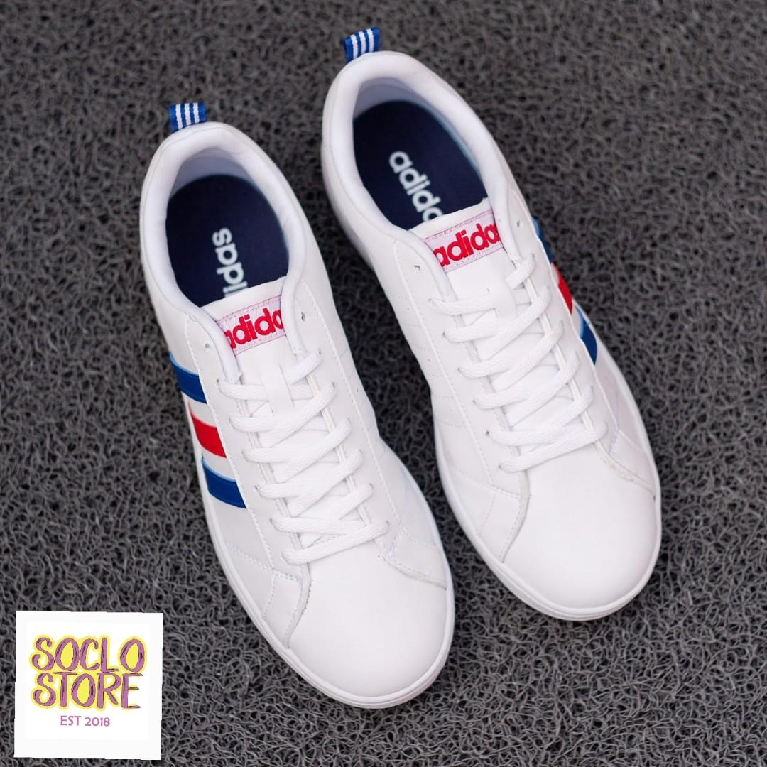 ADIDAS NEO ADVANTAGE CLEAN WHITE FRANCE ORIGINAL Fesyen Pria Sepatu Sneakers di Carousell