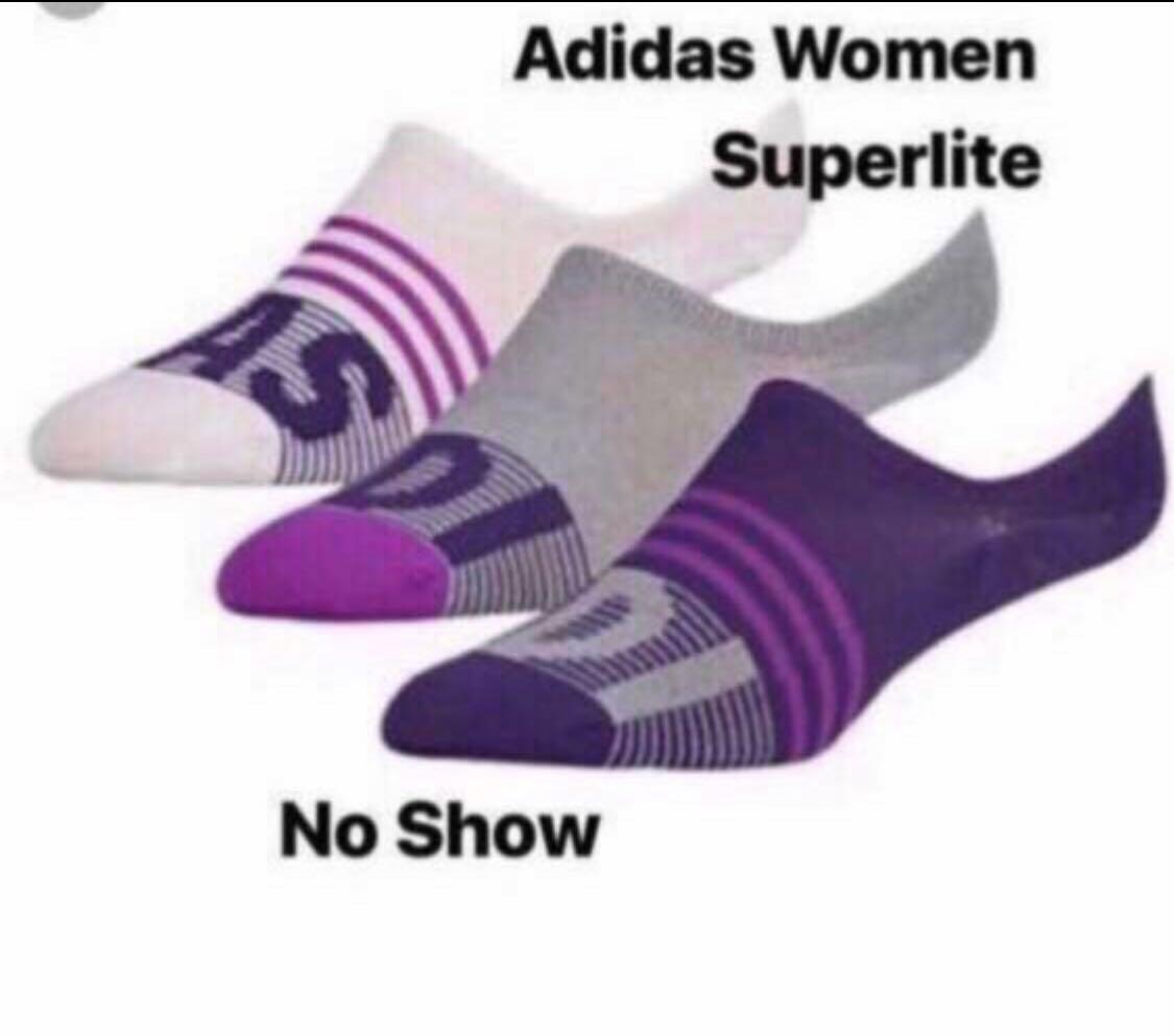 Adidas women's superlite online no show socks
