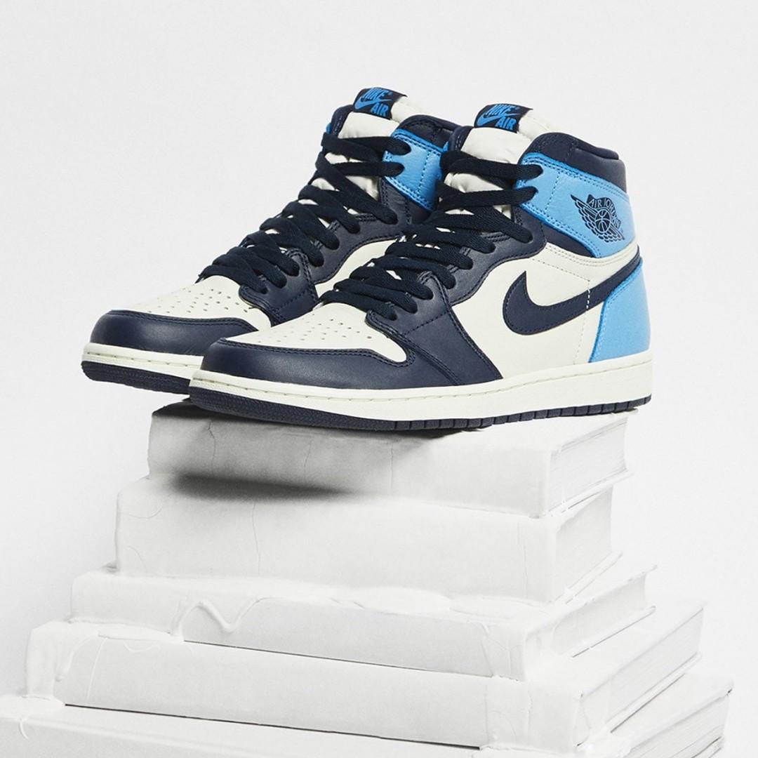 Reserved Air Jordan 1 Retro High Og Obsidian Men S Fashion Footwear Sneakers On Carousell