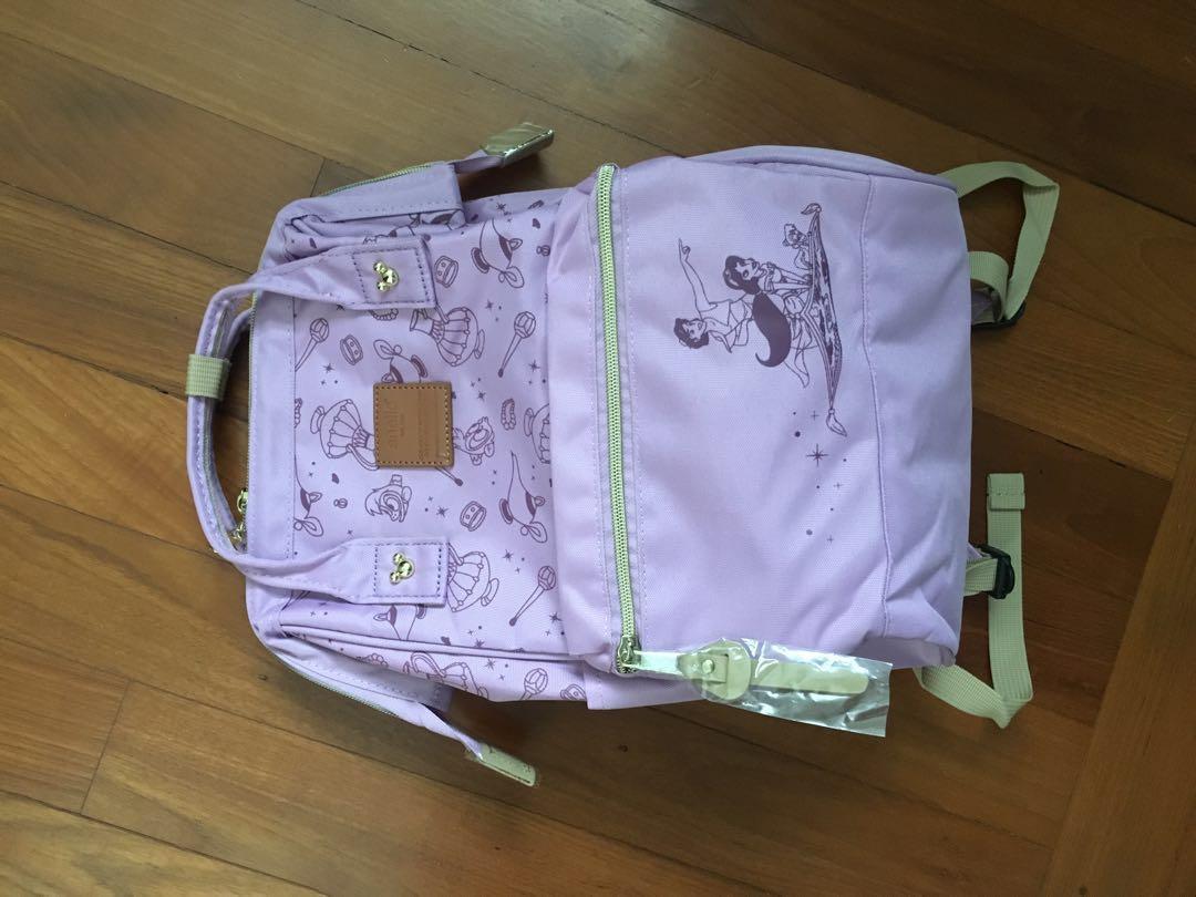 Anello Disney Backpack Lilac, Women's Fashion, Bags & Wallets