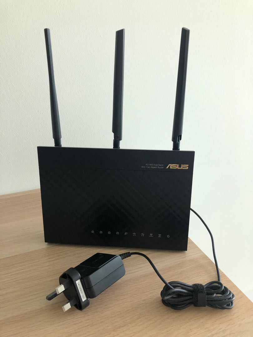 Asus Gigabit Wi-Fi Router RT-AC68U AC900, Computers & Tech, Parts ...