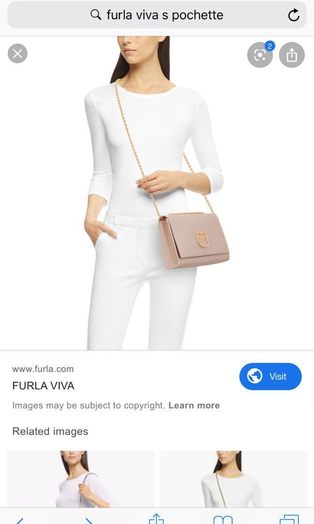 Furla Viva Crossbody Bag in Natural